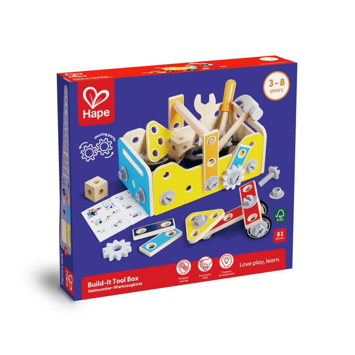 Дървена кутия с инструменти - Hape