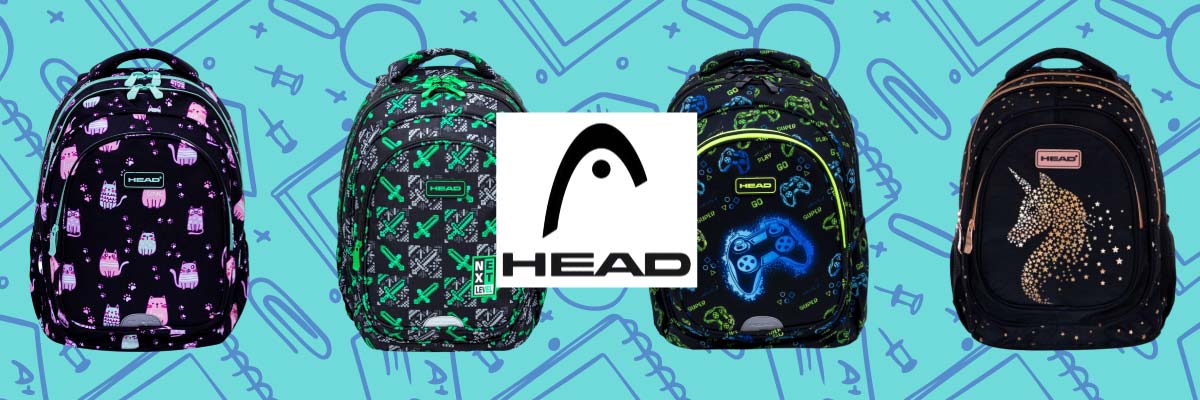 Банер марка Head - продуктова категория - ученически раници - NASTOLA