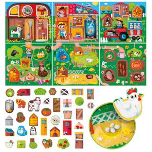 Образователна игра Headu Montessori Първи открития във фермата