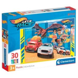 Пъзел Clementoni Hot Wheels - 30 части