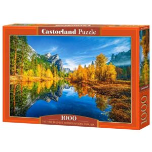 Пъзел Castorland Тримата братя, Национален парк Йосемити , САЩ - 1000 части
