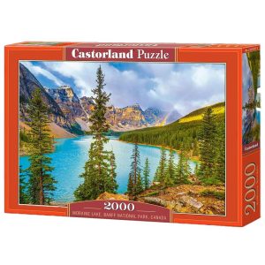 Пъзел Castorland Езеро Морейн, Национален парк Банф - 2000 части