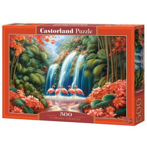 Пъзел Castorland Раят на фламингото - 500 части