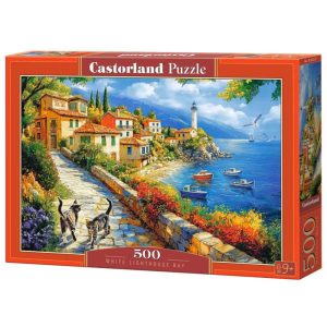 Пъзел Castorland Заливът на белия фар - 500 части