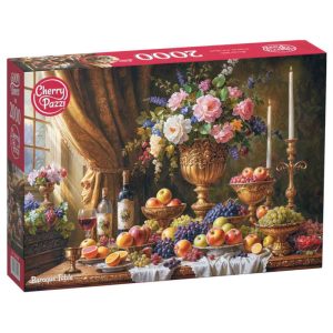 Пъзел Cherry Pazzi Барокова маса - 2000 части