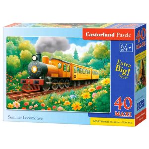 Пъзел Castorland Летен локомотив - 40 XXL части