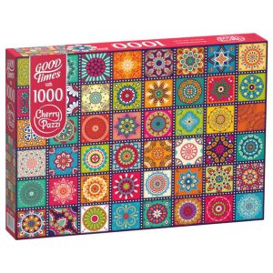 Пъзел Cherry Pazzi Квадратни орнаменти - 1000 части