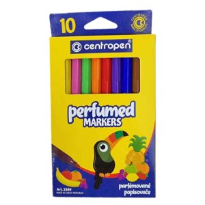 Цветни ароматизирани флумастери Centropen - 10 цвята