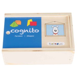 Дървен пъзел Beleduc Cognito Форми - 20 части