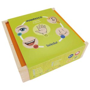 Дървен пъзел Beleduc Humanico 5 Сетива - 30 части