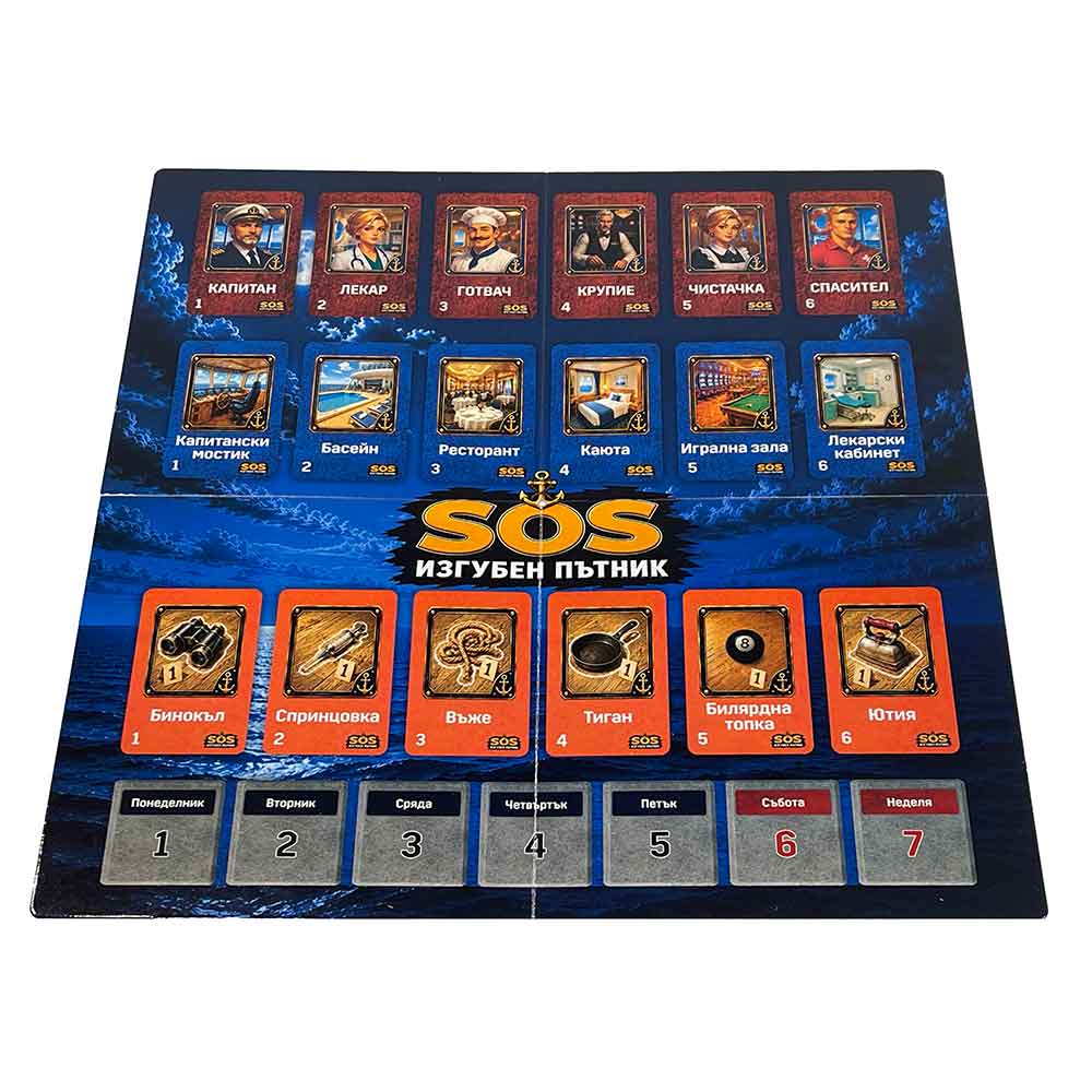 Настолна игра Witty Hooligan SOS Изгубен пътник