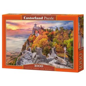 Пъзел Castorland Кулата Гуаита, Сан Марино - 1000 части