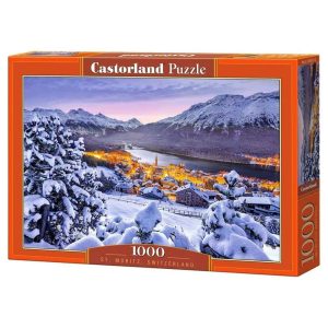 Пъзел Castorland Санкт Мориц, Швейцария - 1000 части