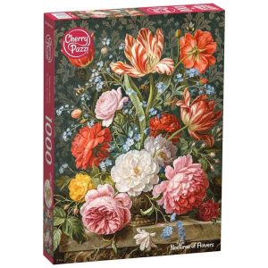 Пъзел Cherry Pazzi Ноктюрно от цветя - 1000 части