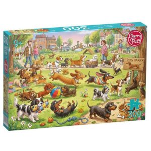 Пъзел Cherry Pazzi Кучешка забава в парка - 300 части