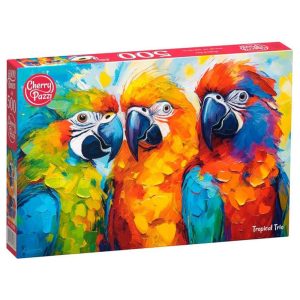 Пъзел Cherry Pazzi Тропическо трио - 500 части
