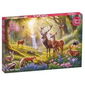 Пъзел Cherry Pazzi В сърцето на гората - 500 части