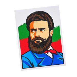 Пясъчна картина Христо Ботев