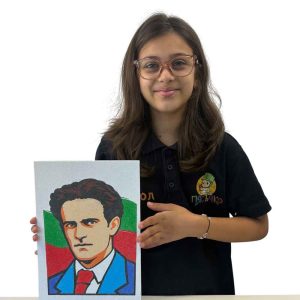 Пясъчна картина Никола Вапцаров