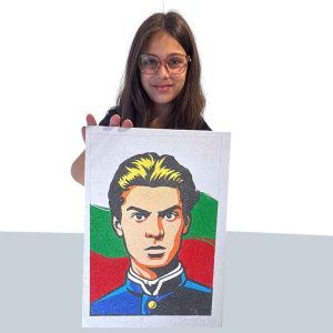 Пясъчна картина Панайот Волов
