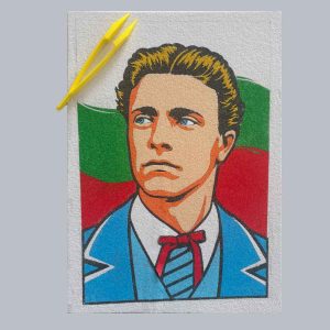 Пясъчна картина Васил Левски