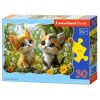 Пъзел Castorland Сладки котета - 30 части